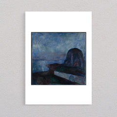 Starry Night, 1893, Edvard Munch Poster