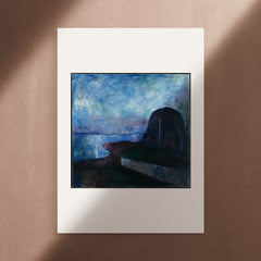 Starry Night, 1893, Edvard Munch Poster