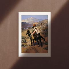 An Indian Trapper, 1889, Poster