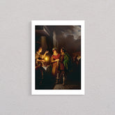 A Gingerbread Seller By Candlelight ,1838, Petrus Van Schendel, Poster