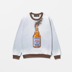 Overthinking Bomb, Oversize Sweatshirt