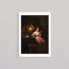 The Love Letter,1870, Petrus Van Schendel, Poster
