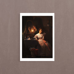 The Love Letter,1870, Petrus Van Schendel, Poster