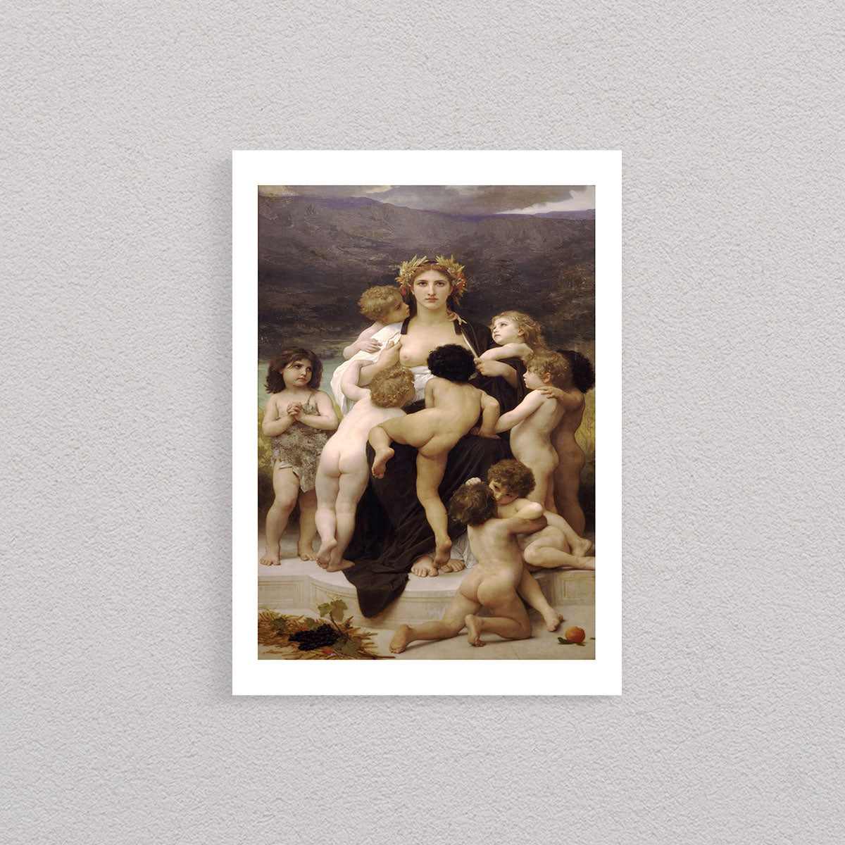 Alma Parens, 1883, William Bouguereau, Poster