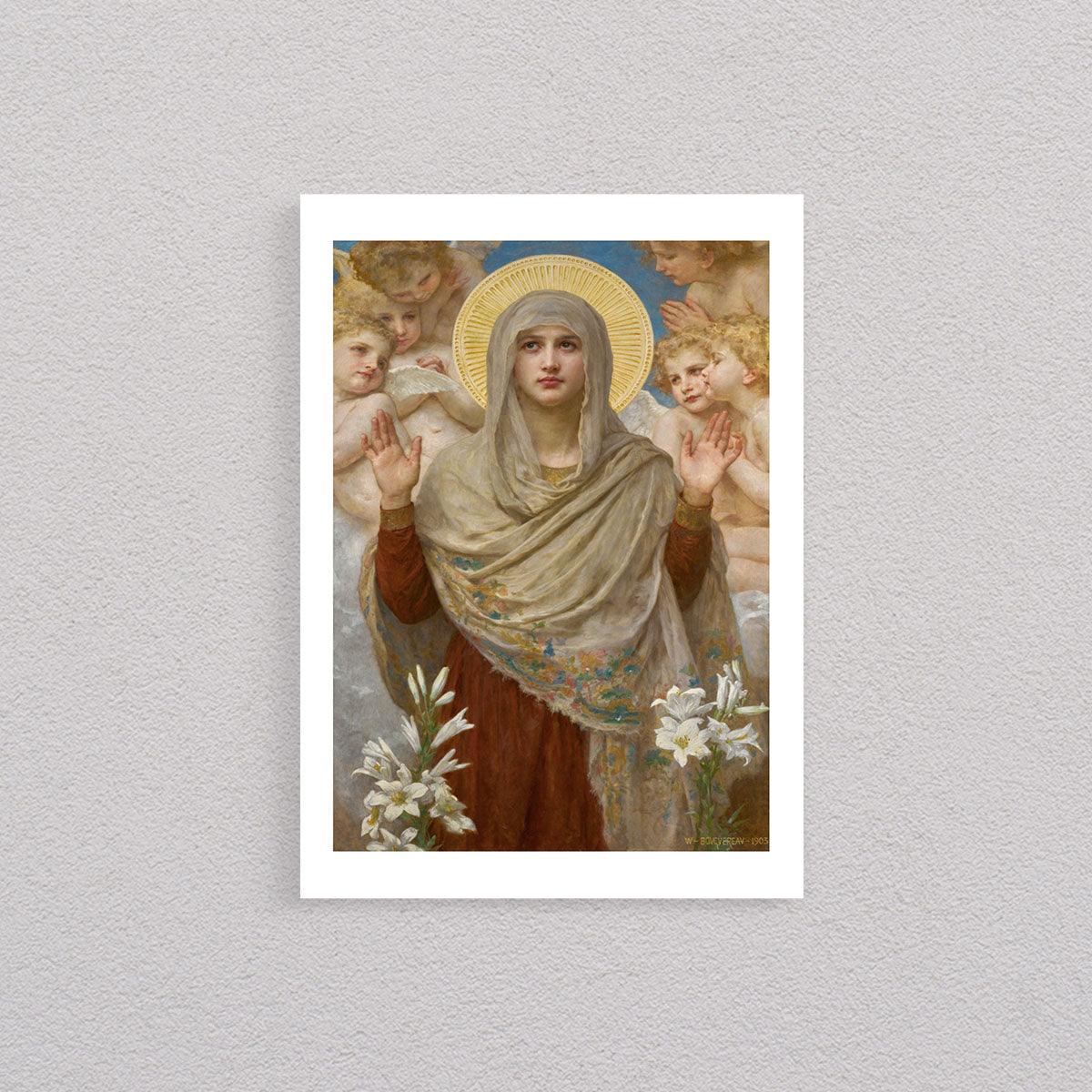 Ora Pro Nobis, 1903, William Bouguereau, Poster