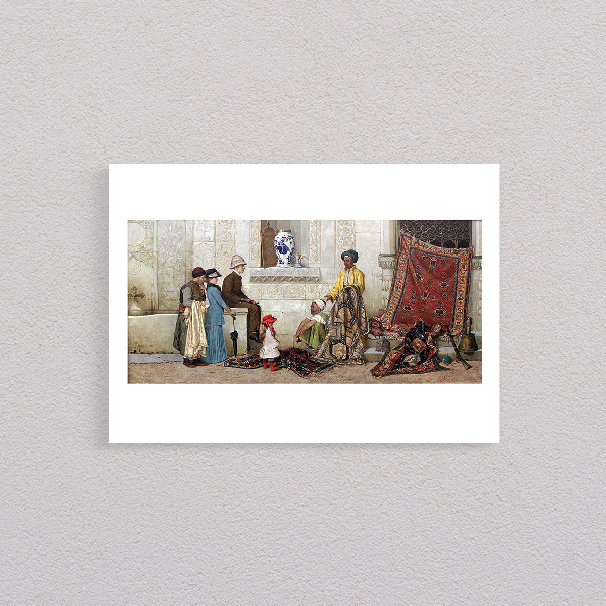 Persian Carpet Dealer on the Street , 1888, Poster