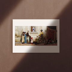 Persian Carpet Dealer on the Street , 1888, Poster
