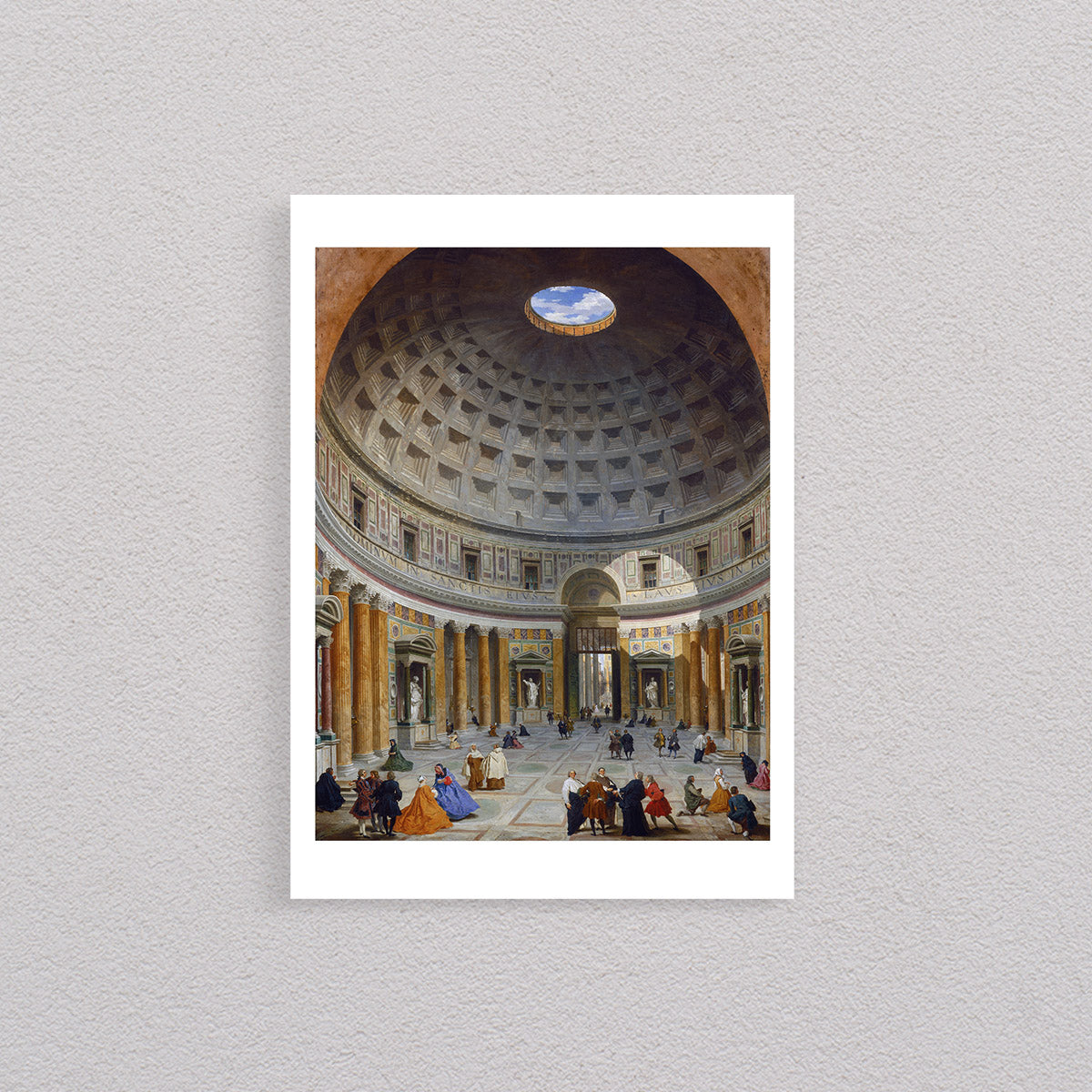 The Interior of the Pantheon in Rome, 1734, Poster