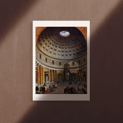 The Interior of the Pantheon in Rome, 1734, Poster