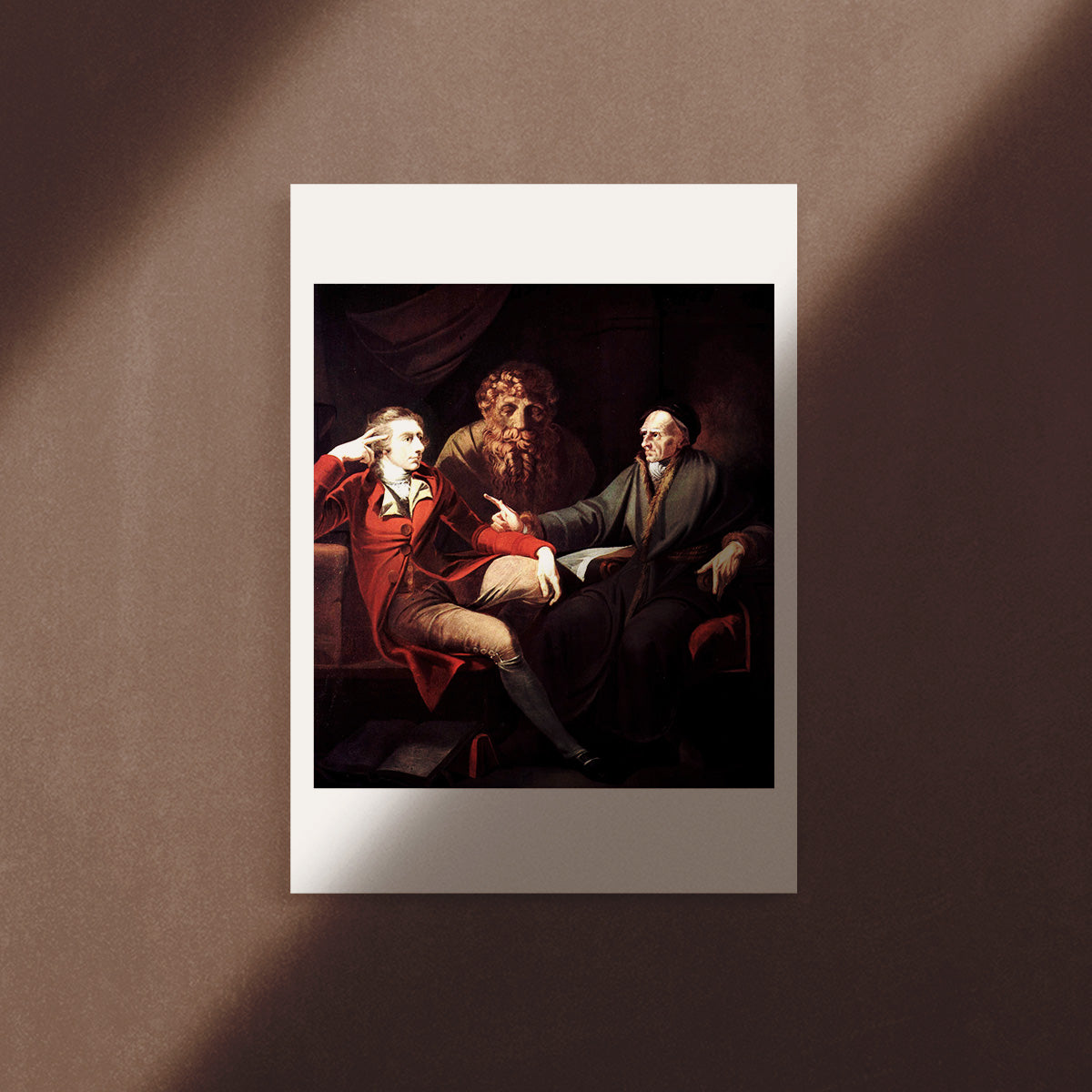 Henry Fuseli in Conversation with Johann Jakob Bodmer, 1781, Poster