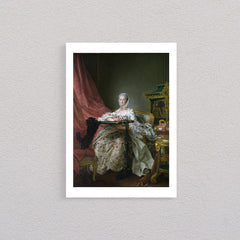 Tambour Frame'deki Madame de Pompadour, 1753, Poster