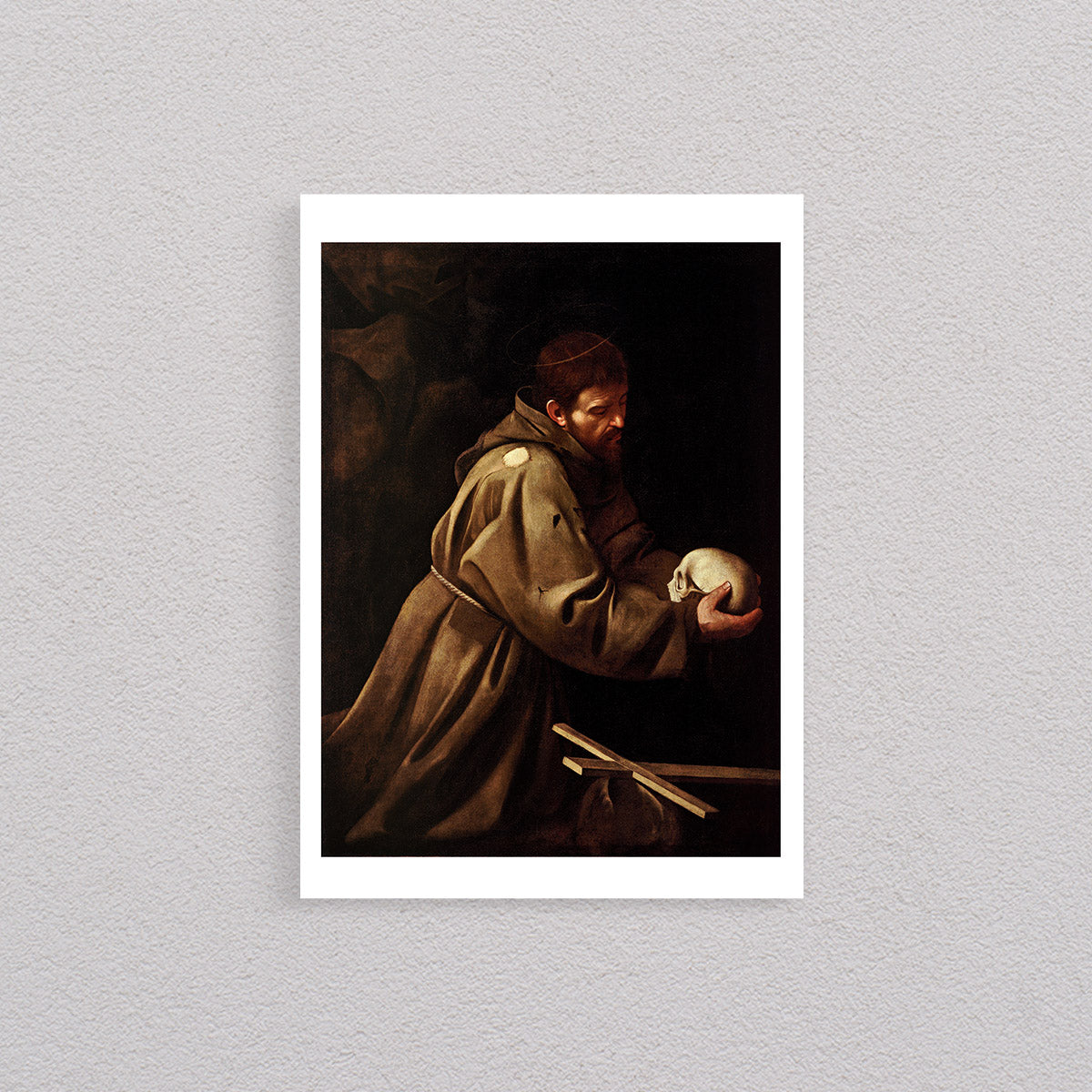 Saint Francis in Prayer, 1606, Poster