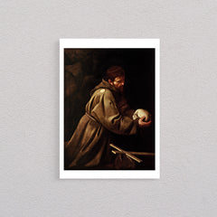 Saint Francis in Prayer, 1606, Poster