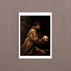 Saint Francis in Prayer, 1606, Poster