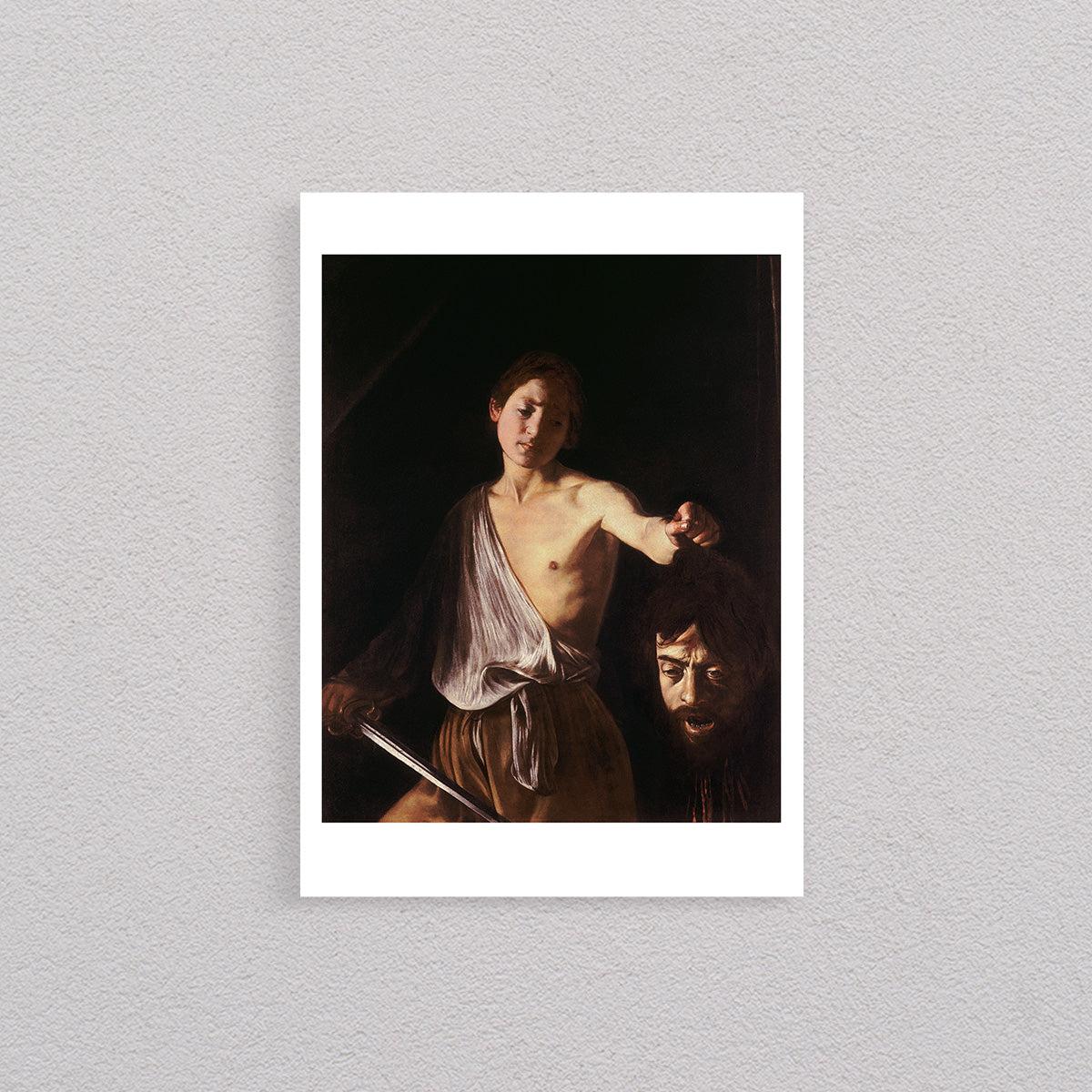 David with the Head of Goliath, 1610, Poster