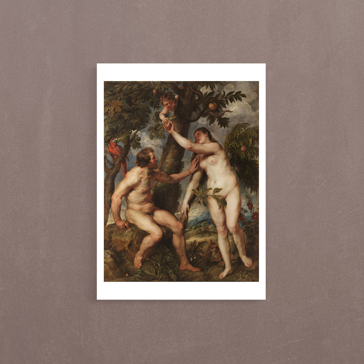 Adam and Eve, 1629, Poster