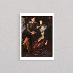 The Artist and His First Wife (Rubens ve İlk Eşi), 1610, Poster