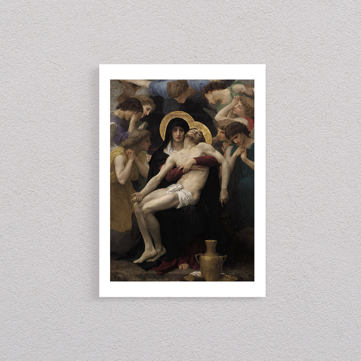 Pieta, 1876, William Bouguereau, Poster