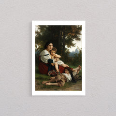 Rest, 1879, William Bouguereau, Poster