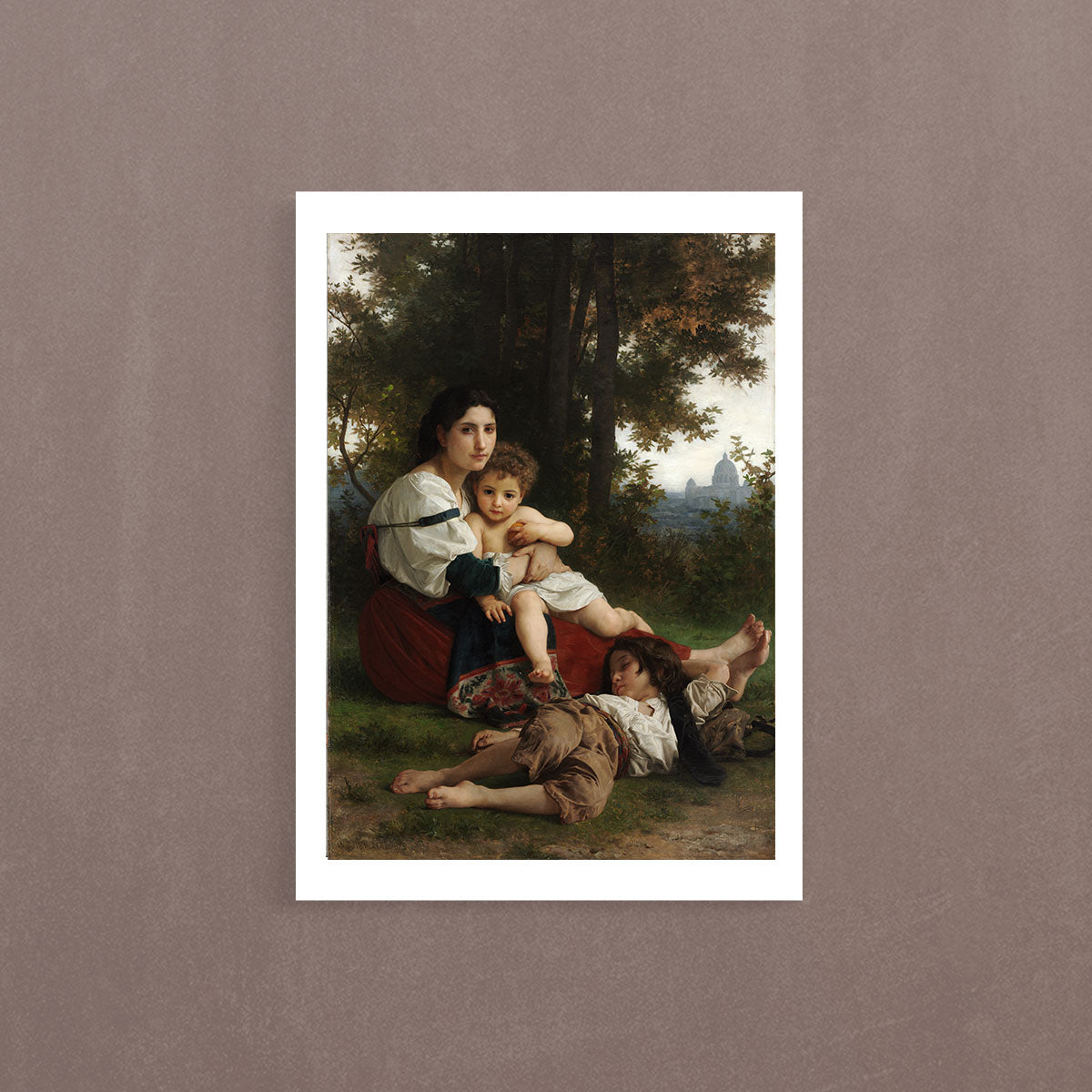 Rest, 1879, William Bouguereau, Poster