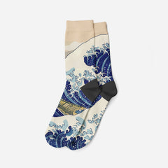 Kanagawa Oki Nami Ura, 1832, Socks