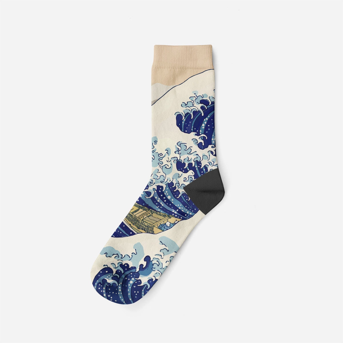 Kanagawa Oki Nami Ura, 1832, Socks