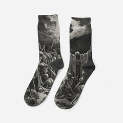 Vision of the Valley of Dry Bones, 1866, Socks