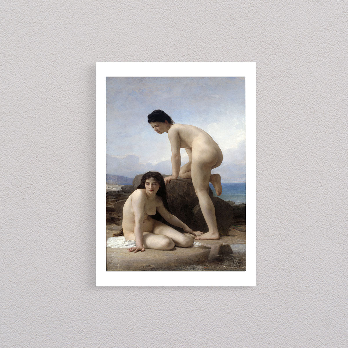 The Bathers, 1884, William Bouguerau, Poster