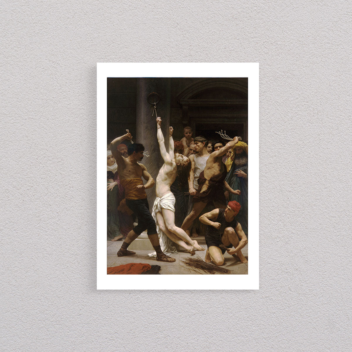 The Flagellation Of Our Lord Jesus Christ, 1880, William Bouguereau, Poster