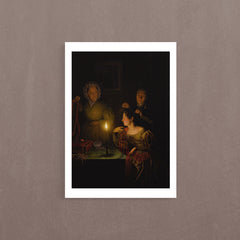 Before The Ball, 1835, Petrus Van Schendel, Poster