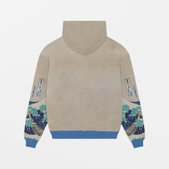 Kanagawa Oki Nami Ura, 1832, Hoodie