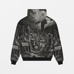 Vision of the Valley of Dry Bones, 1866, Hoodie